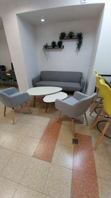 שולחן המתנה דגם טיפה+ כורסאות פינת קפה C-1